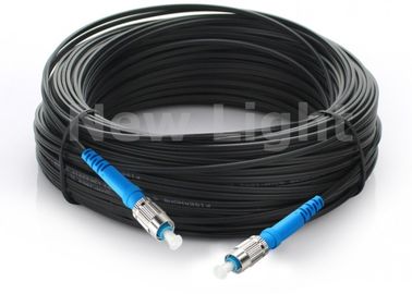acheter câble optique unimodal optique extérieur de fibre du simplex G657A FC FC de câbles de pullover de fibre de 200M online manufacture