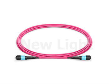 acheter noyau OM4 12 MPO/MTP femelles - câble de 5M de fibre optique de magenta de la corde de correction de MPO LSZH 3,0 online manufacture