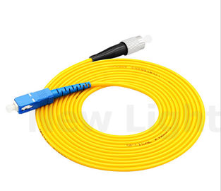 acheter Câble recto optique de fibre de diamètre de PVC 3.0mm de mode unitaire de corde de correction de fibre de FC-SC online manufacture