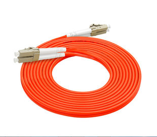 acheter 62.5 / 125 couleur optique d'orange de longueur adaptée aux besoins du client de la corde de correction de fibre LC LC par 3.0mm online manufacture