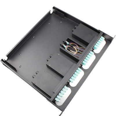 acheter Cadre de distribution en fibre optique 1U avec 144 cœurs, capacité maximale et matériau en acier inoxydable pour les réseaux FTTH/FTTB/FTTX online manufacture