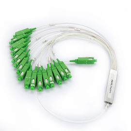 acheter MINI diviseur optique de coupleur de fibre, Sc RPA 1 x diviseur de fibre du mode 16 unitaire pour l'Internet de FTTH online manufacture