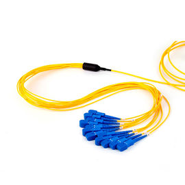 acheter Le mode unitaire de Sc UPC éventent la longueur adaptée aux besoins du client par fibre de fibre optique de la corde de correction 12 online manufacture
