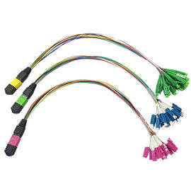 acheter Le LC éventent la corde de correction optique multi de fibre du mode 12 de câble de MPO MTP online manufacture