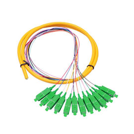 acheter Tresse optique de fibre de distribution de mode unitaire de Sc RPA de 12 noyaux pour des réseaux de télécommunication online manufacture