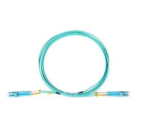 acheter corde de correction de fibre optique du mode 50/125 multi 2.0mm duplex de câble d'Aqua de 5M LC online manufacture