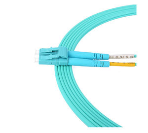 acheter Diamètre matériel de fibre optique de la veste 3.0mm de la corde de correction de duplex multi de mode OM3 LSZH online manufacture