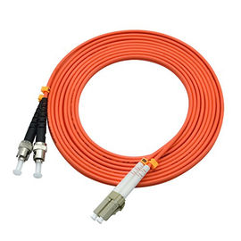 acheter Corde de correction de fibre optique de 850 longueurs d'onde 3 pi de LC au duplex 50/125um OM2 de St online manufacture
