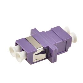 acheter Type commun optique du noyau OM4 des adaptateurs deux de connecteur de fibre multimode avec la couleur pourpre online manufacture