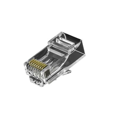 acheter Connecteur RJ45 blindé CAT7 avec kits de clip ferrite - Conception industrielle en deux parties pour Ethernet haut débit online manufacture