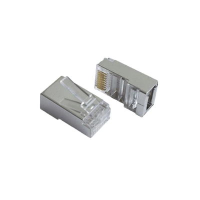 acheter Les connecteurs modulaires en vrac CAT6 8P8C - Boots dorés, sans déchirure, 1000 cycles et plus online manufacture