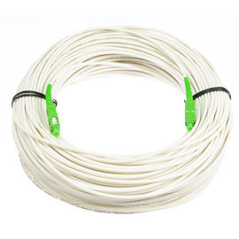 acheter G657B3 anti- pliant la couleur blanche de mode unitaire de câble à fibres optiques de fibre avec le matériel de LSZH online manufacture