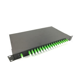 acheter 1U E2000 RPA FTTH a laminé à froid la boîte de distribution par câble de feuilles 19 pouces avec l'adaptateur online manufacture