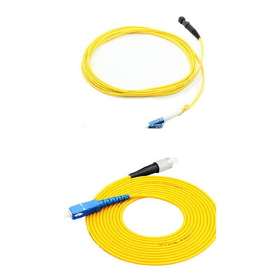 acheter 0.9mm mince à 3,0mm robuste câble de patch en fibre optique à mode unique avec connecteurs SC LC FC ST pour le centre de données et l'extérieur online manufacture