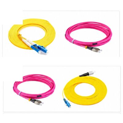 acheter 0.9mm Tight Buffer 2.0mm Standard 3.0mm Rugged Simplex Fiber Optic Pigtail SC LC OS2 pour épissurage ODF online manufacture
