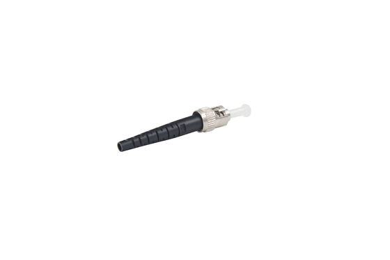 acheter Connecteur fibre optique monomode ST 2.0mm avec matériau métallique et capuchon en filet noir online manufacture