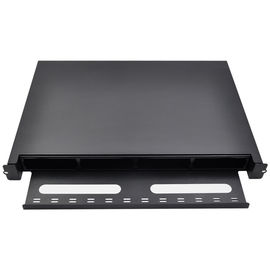 acheter 1U 19 matériel en acier laminé à froid optique de bâti de support de boîte de distribution de fibre de pouce 1.2T profondément online manufacture