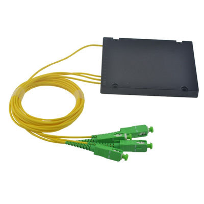 acheter Splitter à fibre optique en boîte ABS avec connecteur SC pour réseautage FTTH 1x4 type PLC online manufacture
