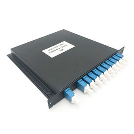acheter Module optique dur de la Manche CWDM Mux Demux des composants 8 de fibre de caisse en métal avec le connecteur online manufacture