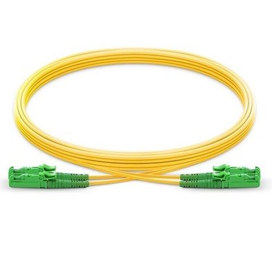 acheter E2000 APC Single Mode Duplex Fiber Optic Patch Cord avec matériau LSZH et longueur personnalisable online manufacture