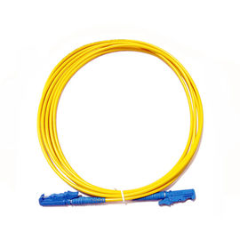 acheter La corde de correction optique de fibre d'E2000 UPC dactylographie à chapeau en plastique le mode unitaire recto 2,0 Diamter online manufacture