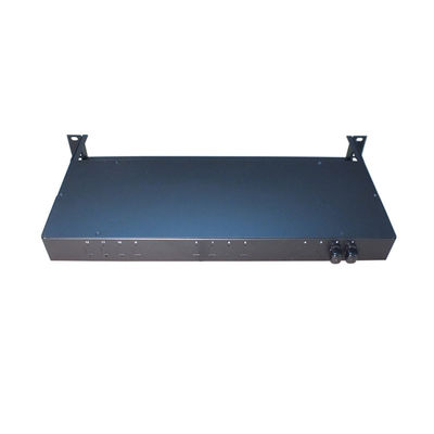 acheter Boîtier de distribution de fibre optique 1U montable en rack avec capacité 8C 12C 24C 32C 48C et perte d'insertion de 0,35 dB 0,5 dB pour applications haute densité online manufacture