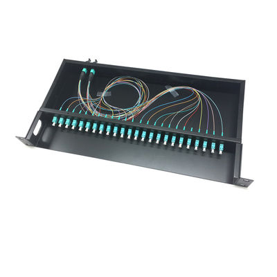 acheter Châssis de distribution fibre optique cassette MPO/MTP avec fibre ruban 16C/32C et faible perte d'insertion 0.35dB pour centre de données online manufacture