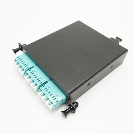 acheter Matériel du module LSZH de cassette de l'aluminium MTP MPO avec l'adaptateur multi de l'Aqua LC 4C de mode online manufacture