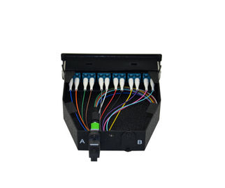 acheter Adaptateur de la fibre LC du tableau de connexions de cassette du connecteur MPO de mode unitaire de LC 12 approprié online manufacture