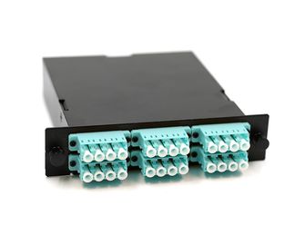 acheter 50/125 fibre optique polonaise de la corde de correction de fibre du module 0.5meter de cassette du PC MPO 24 online manufacture