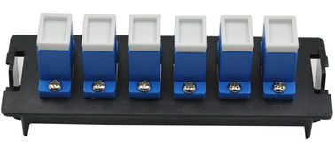 acheter Port du tableau de connexions de câble de fibre de duplex de la matière plastique LC 12 unimodal/à plusieurs modes de fonctionnement online manufacture