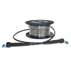 acheter Connecteur de fibre optique du noir LC de duplex de corde de correction de SM du niveau LC de preuve de l'eau IP67 100 mètres online manufacture