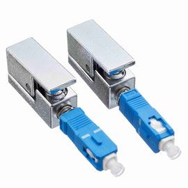 acheter Type de fibre optique nu adaptateur carré matériel de mode unitaire de l'adaptateur UPC de Sc en métal online manufacture