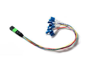 acheter MPO RPA AU LC éventent 0.9mm corde de correction optique de module simple de 12 fibres online manufacture