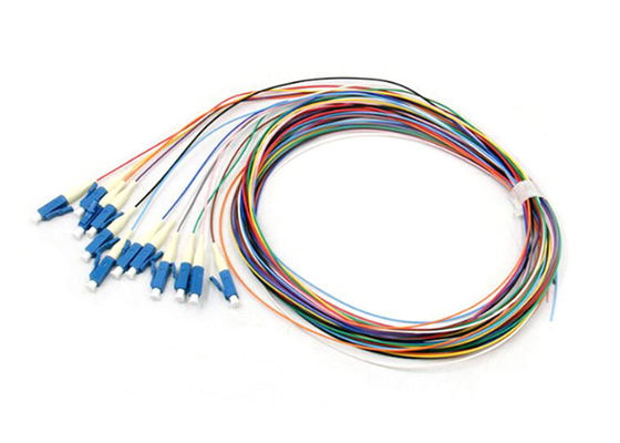 acheter LSZH 12 Cœurs 1m Fibre Optique Pigtail avec Connecteurs SC E2000 FC ST pour des Performances Stables online manufacture