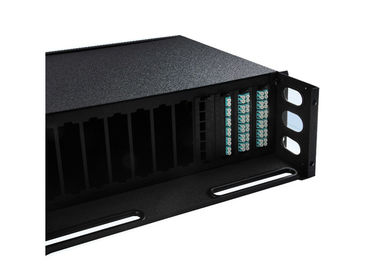 acheter câblage intérieur optique de clôture de fibre de bâti de support de tableau de connexions de la fibre 1U à plusieurs modes de fonctionnement online manufacture