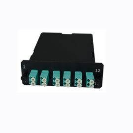 acheter Le module MPO-24 de cassette du mode unitaire FHD MPO au duplex de 12x LC, dactylographient A, 24 fibres OS2 online manufacture
