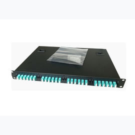 acheter tableau de connexions optique de la fibre 1u 19, tableau de connexions de câble optique de fibre de port de SC/FC/ST/LC 48 online manufacture