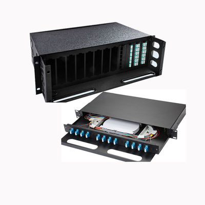 acheter 1RU Panneau de patch en fibre optique monté sur un rack avec 36 ports et style tiroir pour une gestion facile du câble online manufacture