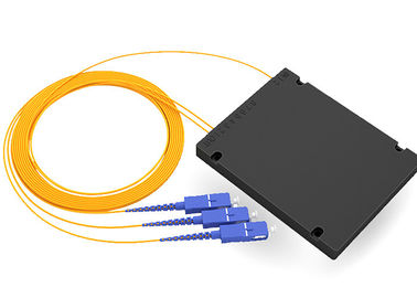 acheter PLC en forme de boîte d'ABS optique large du diviseur 1x2 de fibre de longueur d'onde avec le connecteur de Sc/PC online manufacture