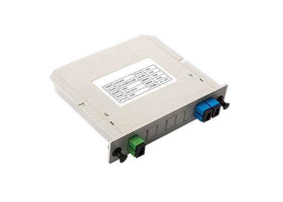 acheter Diviseur de fibre optique enfichable 1x2 avec connecteur SC pour applications monomodes online manufacture