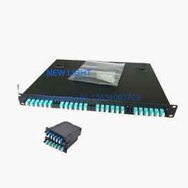 acheter Tableau de connexions optique de fibre de bâti de support 19 avec MPO/câble et adaptateurs de MTP online manufacture