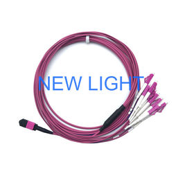 acheter Câble à fibres optiques à plusieurs modes de fonctionnement optique du câble Om3 du connecteur MPO MTP pour la cassette de fibre de Mpo online manufacture