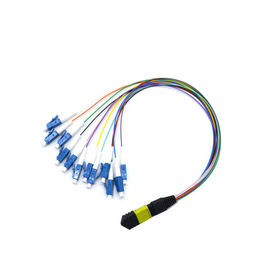 acheter 12 le câble de fibre du câble Om2 du connecteur MPO MTP de fibre relient la cassette de fibre de Mpo online manufacture