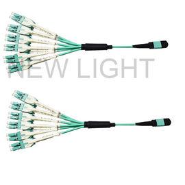 acheter Gaine simple LSZH OM3 12 de la fibre 3.0mm MPO de câble femelle d'évasion online manufacture
