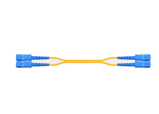 acheter Cordon de raccordement fibre optique SC 40G pour transmission de données, duplex, monomode 1310 / 1550nm avec câble fibre G657A1 online manufacture