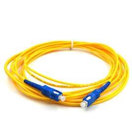 acheter Inflammabilité optique de corde de correction de fibre standard de Sc du CEI évaluant le câble de réseau de veste de LSZH online manufacture