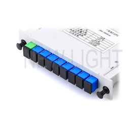 acheter Diviseur en acier nu de PLC de fibre du tube 1x2 de la fibre 250μM avec le connecteur, fibre optique de diviseur online manufacture