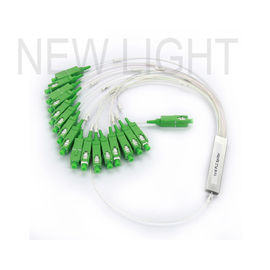 acheter Fibre unimodale optique 1x2 Blockless du diviseur 900μm de fibre de connecteur de SC/APC online manufacture