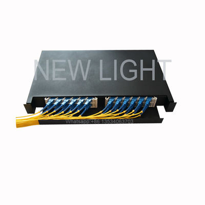 acheter 12/24 Cadre de distribution de fibres murales de base avec construction en acier laminé à froid pour la gestion des fibres intérieures online manufacture